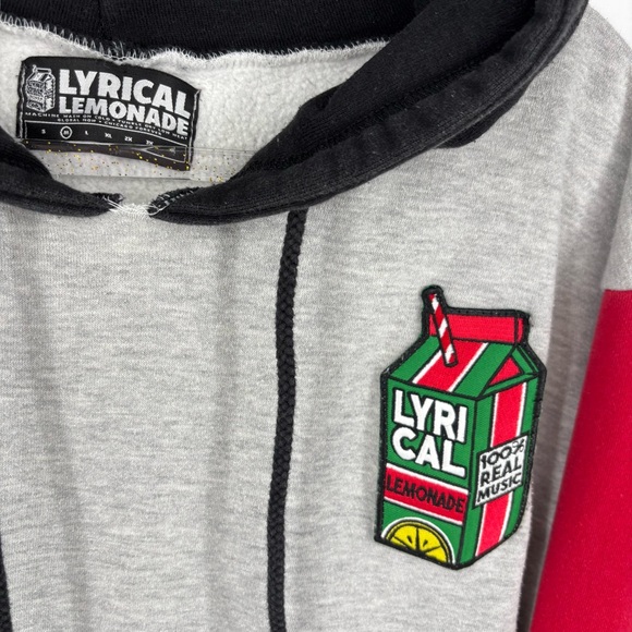Lyrical Lemonade Patch Hoodie Color-block Size Medium - Picture 3 of 8